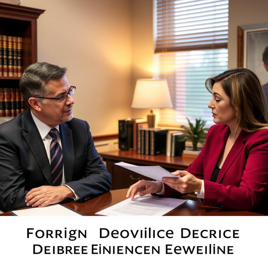 Foreign Divorce Decree Enforcement Lawyer Fauquier County